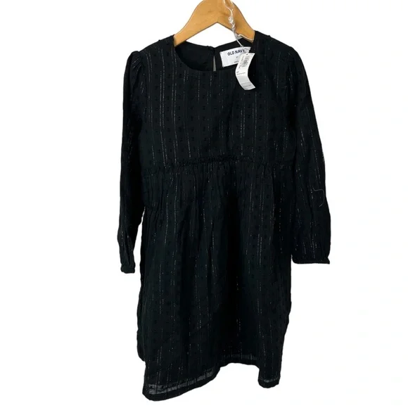 Old Navy | Dresses | Old Navy Girls Long Sleeve Dress Black Shiny Strips 5t Aline New | Poshmark Old Navy | Dresses | Old Navy Girls Long Sleeve Dress Black Shiny Strips 5t Aline New | Poshmark